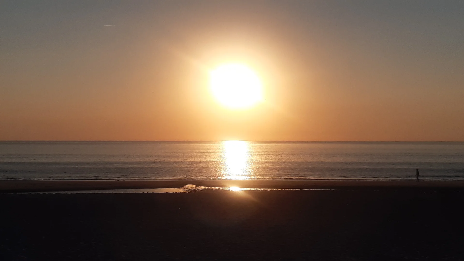 Sonnenuntergang über der Nordsee bei Wenningstedt | © Kai Vermehren