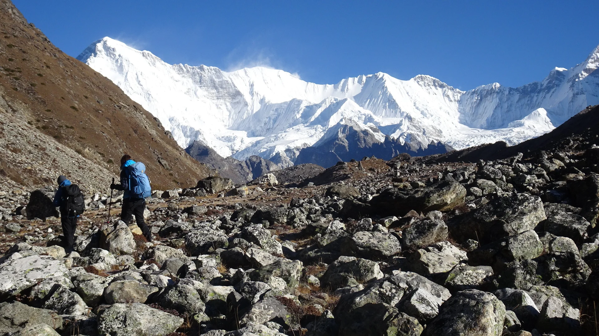 Bergsteiger Im Blockgelände | © Kai Vermehren
