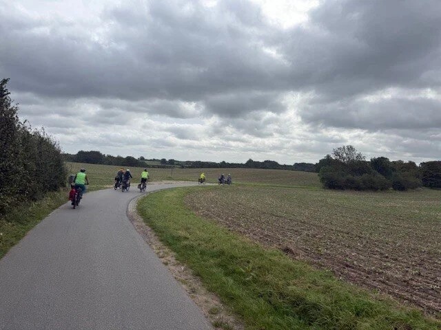 eine Gruppe Radfahrer auf der Landstraße | © Gerhild Schiller