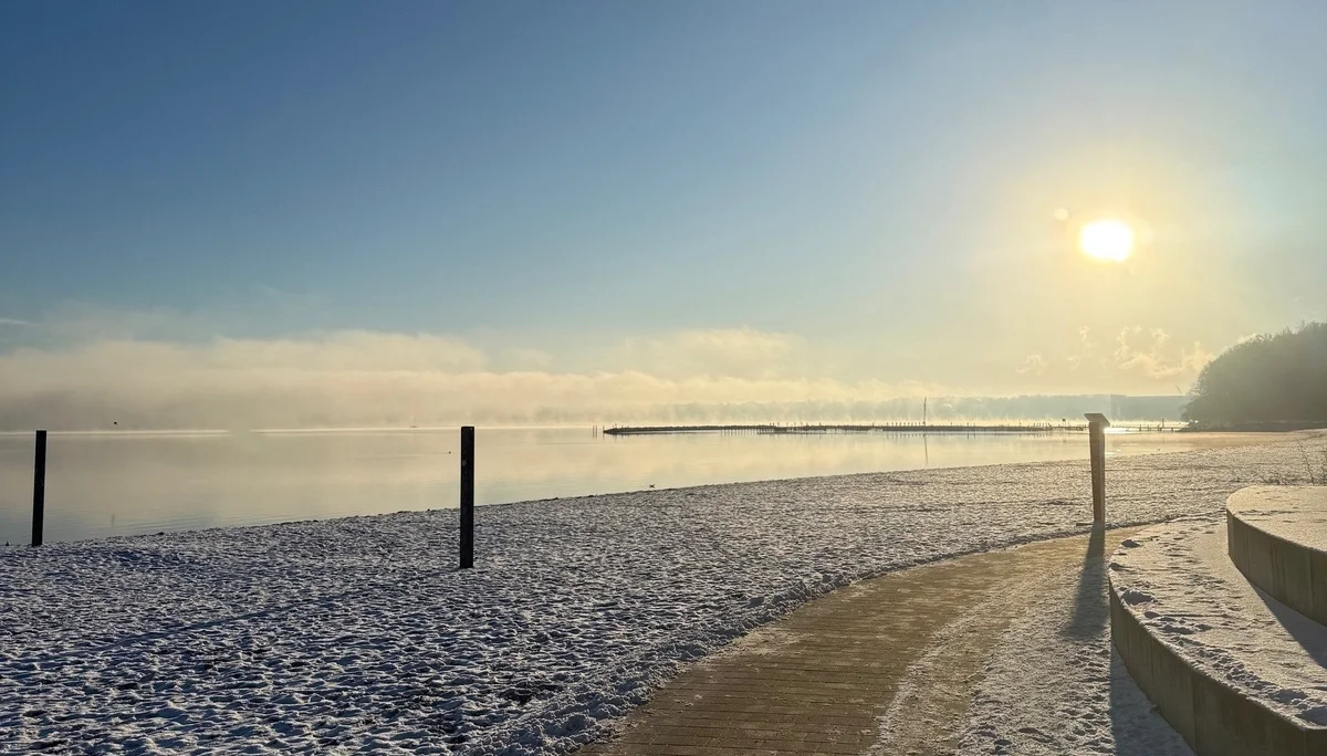 Sonnenaufgang im Winter über der Flensburger Förde | © Gerhild Schiller