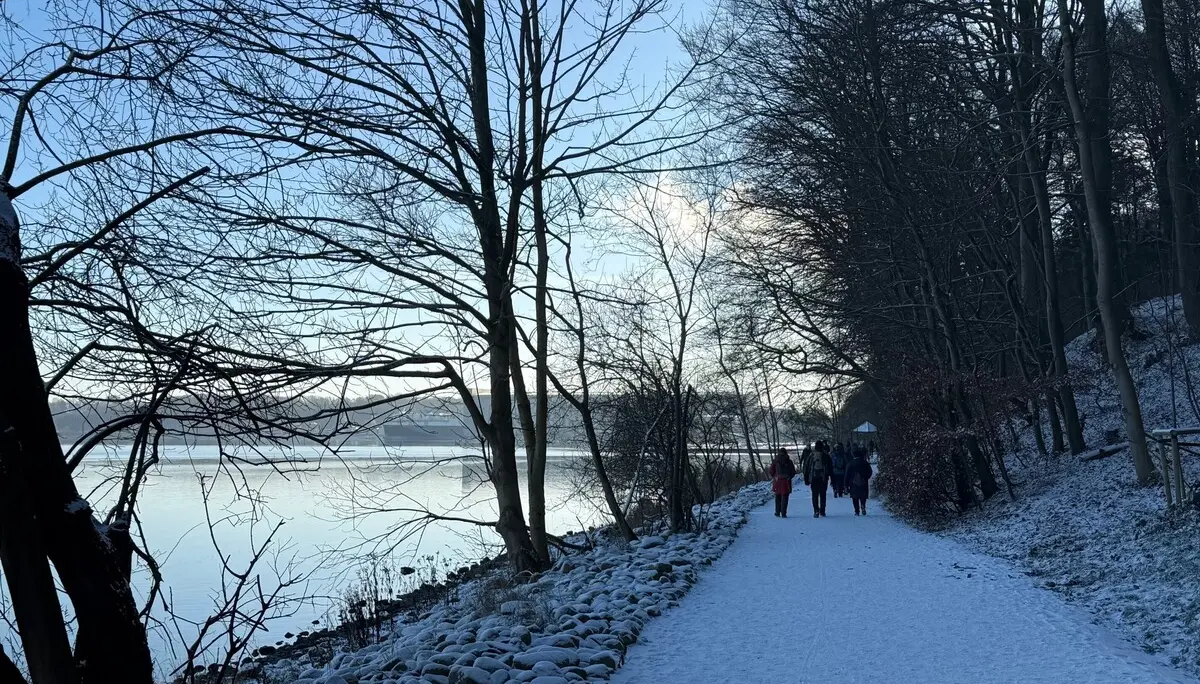Eine Gruppe Wanderer im schneebedeckten Wald | © Gerhild Schiller