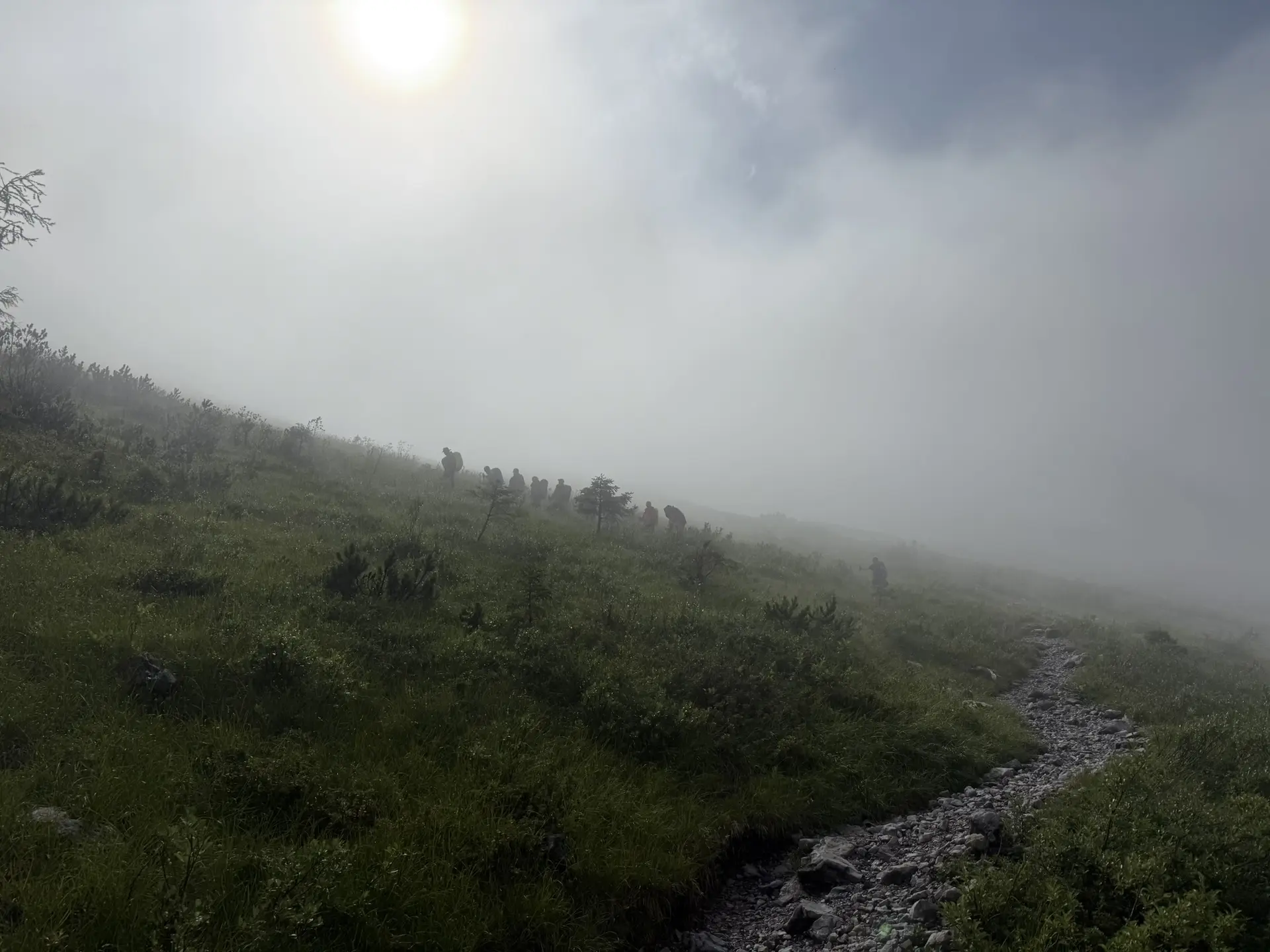 Wanderer im Morgennebel | © Gerhild Schiller