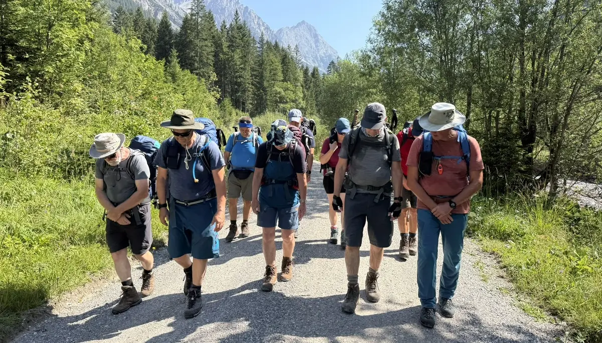 Wanderer im der Partnachklamm | © Gerhild Schiller